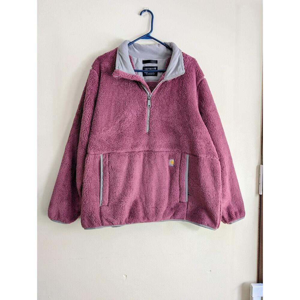 Carhartt Women's Loose Fit Fleece Pullover Huckleberry XL 106470